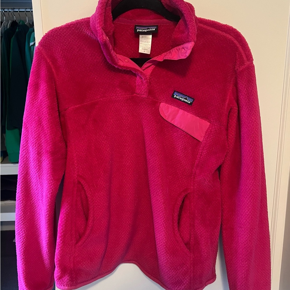 Patagonia Vibrant Pink Fleece Jacket